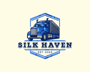 Cargo Truck Shipment logo design