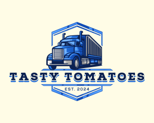 Cargo Truck Shipment logo design