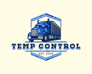 Cargo Truck Shipment logo design