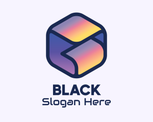 3D Gradient Cube Logo