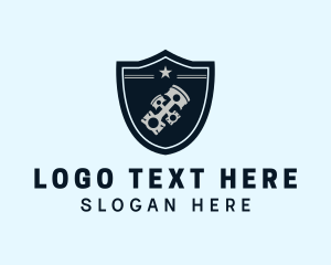 Industrial - Industrial Piston Shield logo design