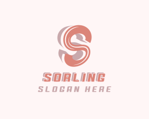 Swoosh Business Letter S logo design