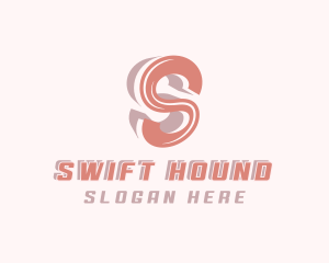 Swoosh Business Letter S logo design