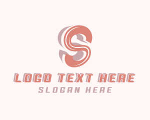 Swoosh Business Letter S Logo