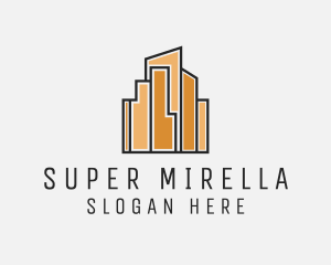 Skyscraper - Building Metropolis Architecture logo design