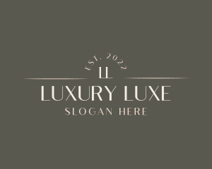 Beauty Luxury Elegant logo design