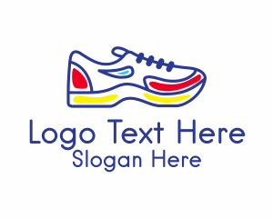 Running Jogging Shoes Logo