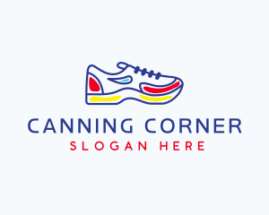 Running Jogging Shoes logo design