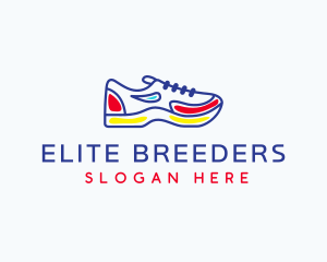 Running Jogging Shoes logo design