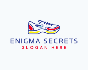 Running Jogging Shoes logo design