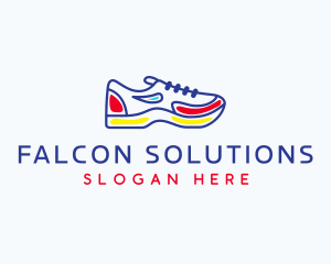 Running Jogging Shoes logo design