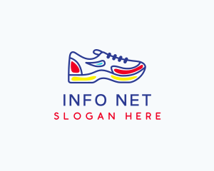 Running Jogging Shoes logo design