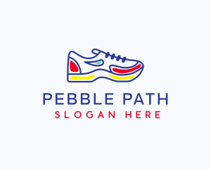 Running Jogging Shoes logo design