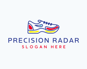 Running Jogging Shoes logo design