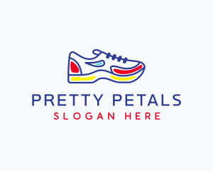 Running Jogging Shoes logo design