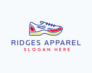 Running Jogging Shoes logo design