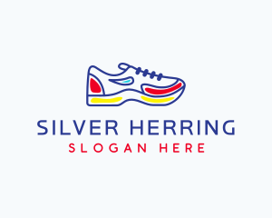 Running Jogging Shoes logo design