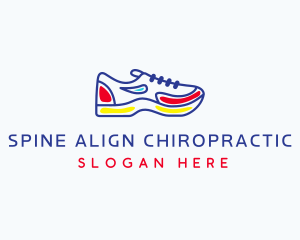 Running Jogging Shoes logo design