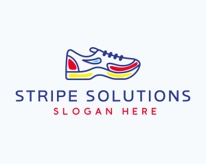 Running Jogging Shoes logo design