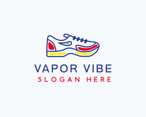 Running Jogging Shoes logo design