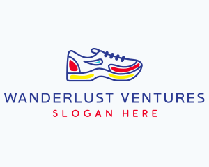 Running Jogging Shoes logo design