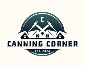 Carpentry Hammer Joinery logo design