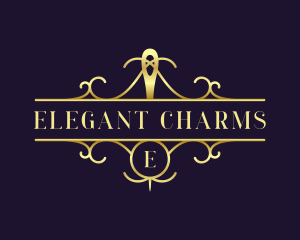 Elegant Needle Thread logo design