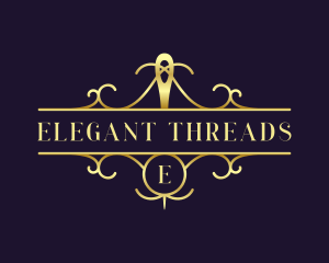 Elegant Needle Thread logo design