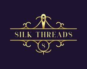 Elegant Needle Thread logo design