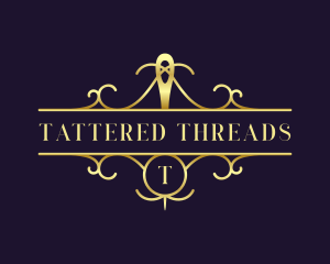 Elegant Needle Thread logo design