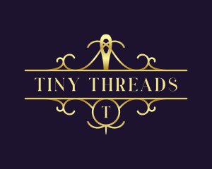 Elegant Needle Thread logo design