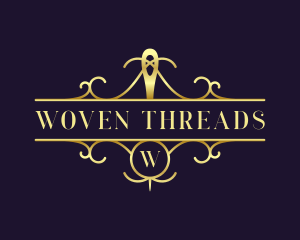 Elegant Needle Thread logo design