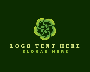 Shelter - People Community Eco logo design