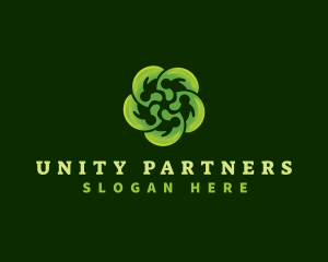 Cooperation - People Community Eco logo design