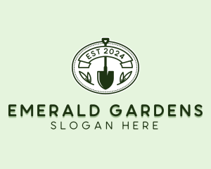 Shovel Gardening  logo design