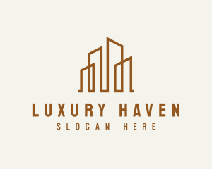 Luxury Hotel Building logo design