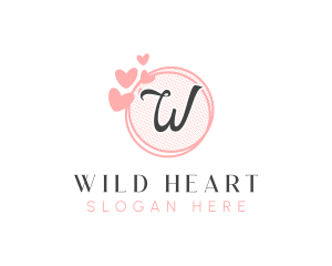 Fashion Heart Beauty logo design