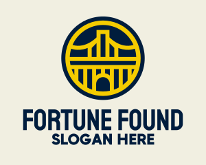 Luck - Minimalist Fort Facade logo design