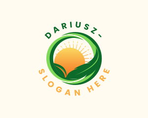 Leaf - Sun Plant Agriculture logo design