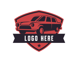 Retro Car Automotive logo design