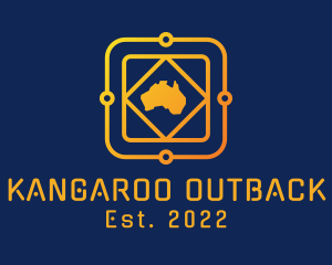 Australian - Australian Telecom Startup logo design