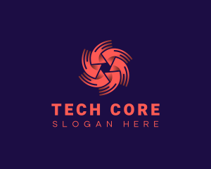 Tech Spiral Digital logo design