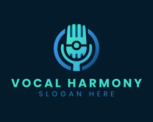 Voice - Multimedia Audio Microphone logo design