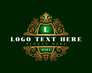 Letter TG - Royal Shield Crest logo design