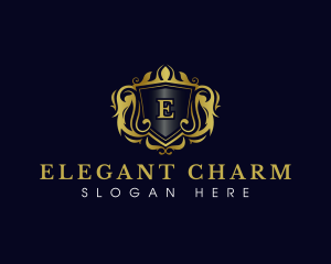 Elegant Crown Deluxe logo design