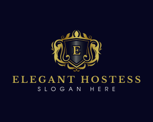 Elegant Crown Deluxe logo design