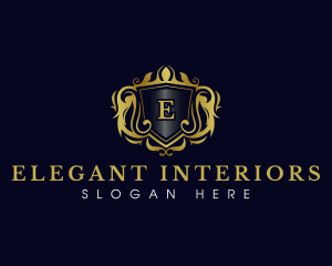 Elegant Crown Deluxe logo design