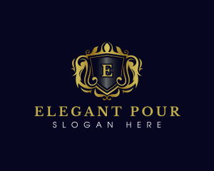 Elegant Crown Deluxe logo design