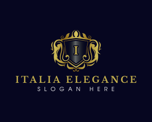 Elegant Crown Deluxe logo design