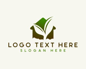 Landscaping Plant House Logo